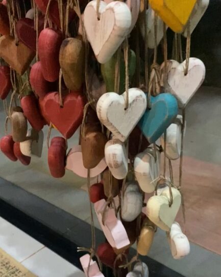 Pencas de corações 6 cm colorido - Imagem 2