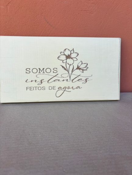 Quadro decorativo com gravaçāo a laser - Imagem 2