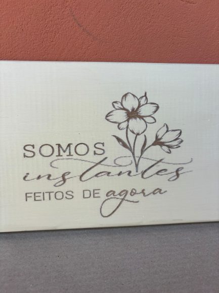 Quadro decorativo com gravaçāo a laser - Imagem 4