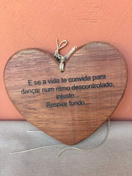 placa decorativa,coraçāo - Imagem 4