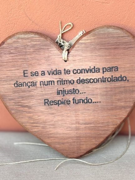 placa decorativa,coraçāo - Imagem 2