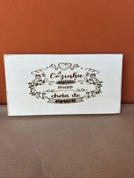 placa decorativa
