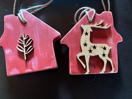 pingente casinhas de natal - Imagem 3